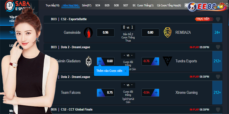Nhà cái EE88 - Sảnh cá cược thể thao hiện đại số 1